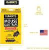 Harris Pre-Baited Mouse Glue Traps, Non-Toxic and Fully Disposable (4-Pack)