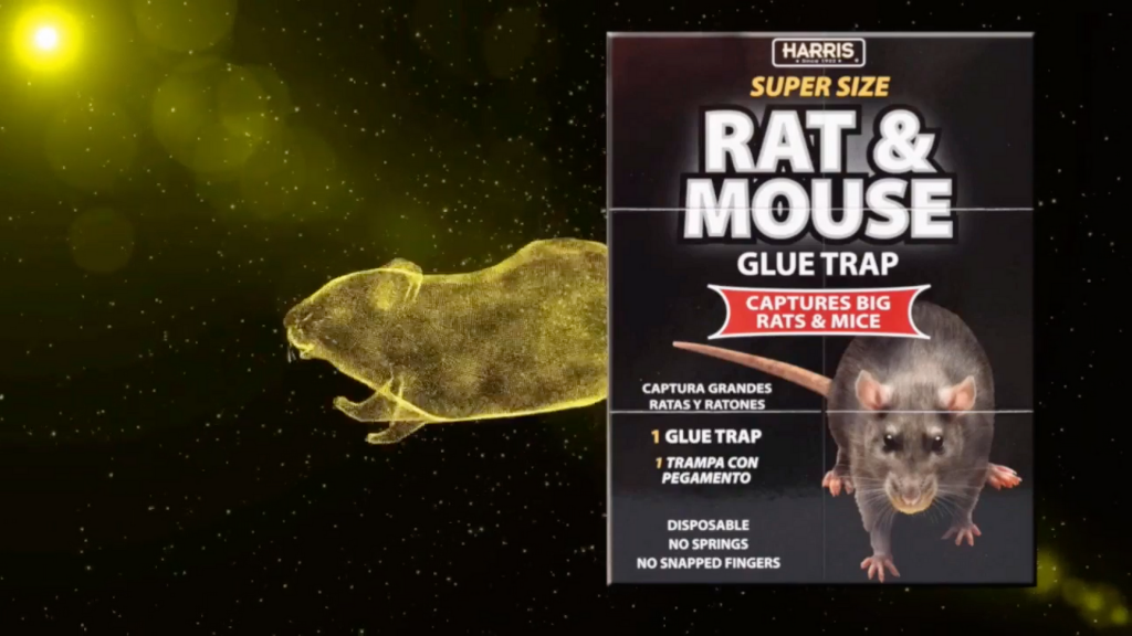 Harris Super-Size Rat and Mouse Glue Traps 4 Pack 
