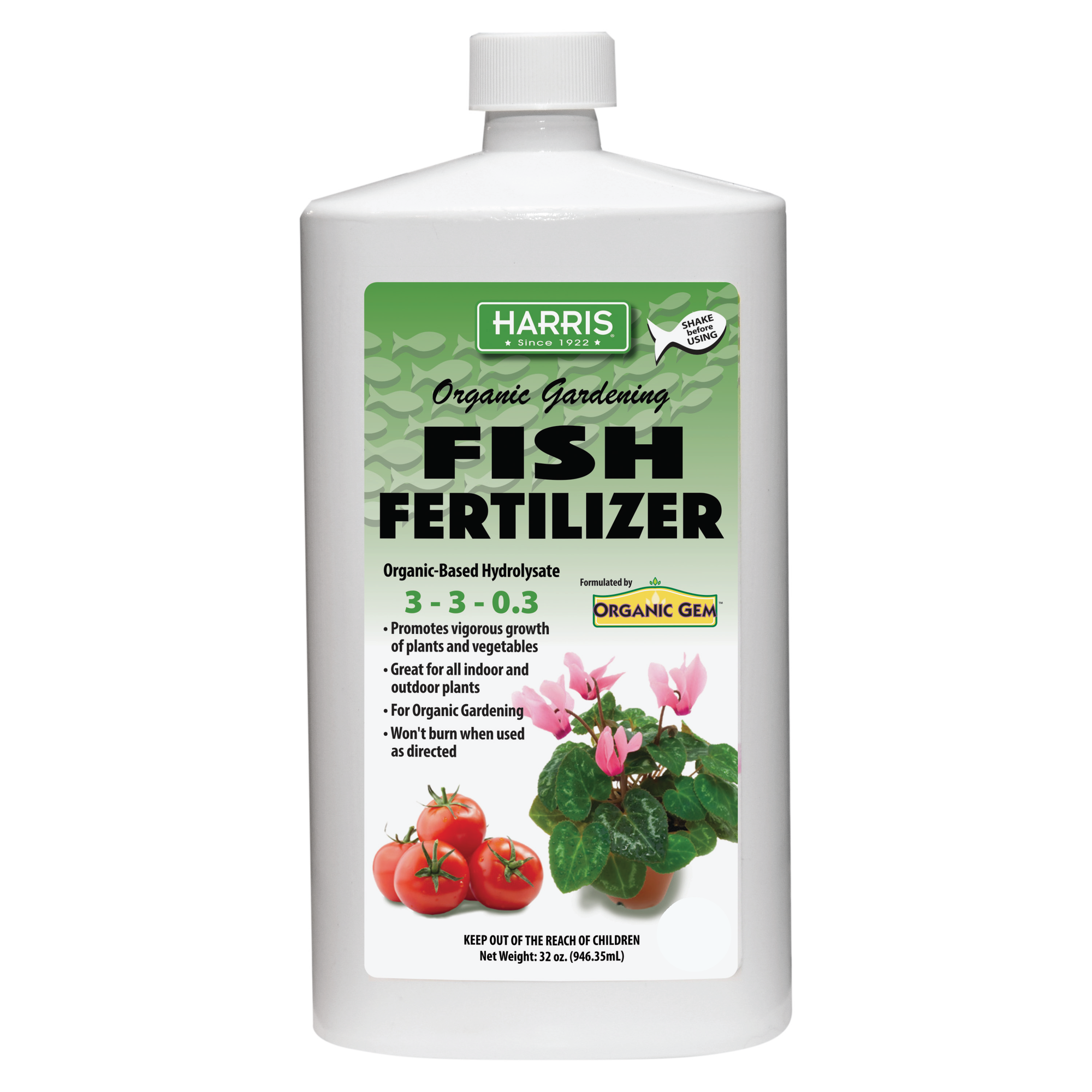 Harris Organic Gardening Fish Fertilizer, 32 fl. oz.