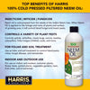 Harris Neem Oil, 100% Cold Pressed and Unrefined (12 fl.oz)