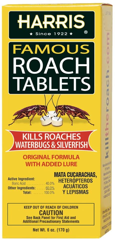 Harris Famous Roach Tablets - 6 oz box