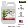 Harris Neem Oil, 100% Cold Pressed and Unrefined for Plant Spray, Skin and Hair, 32oz Cosmetic Grade Concentrate