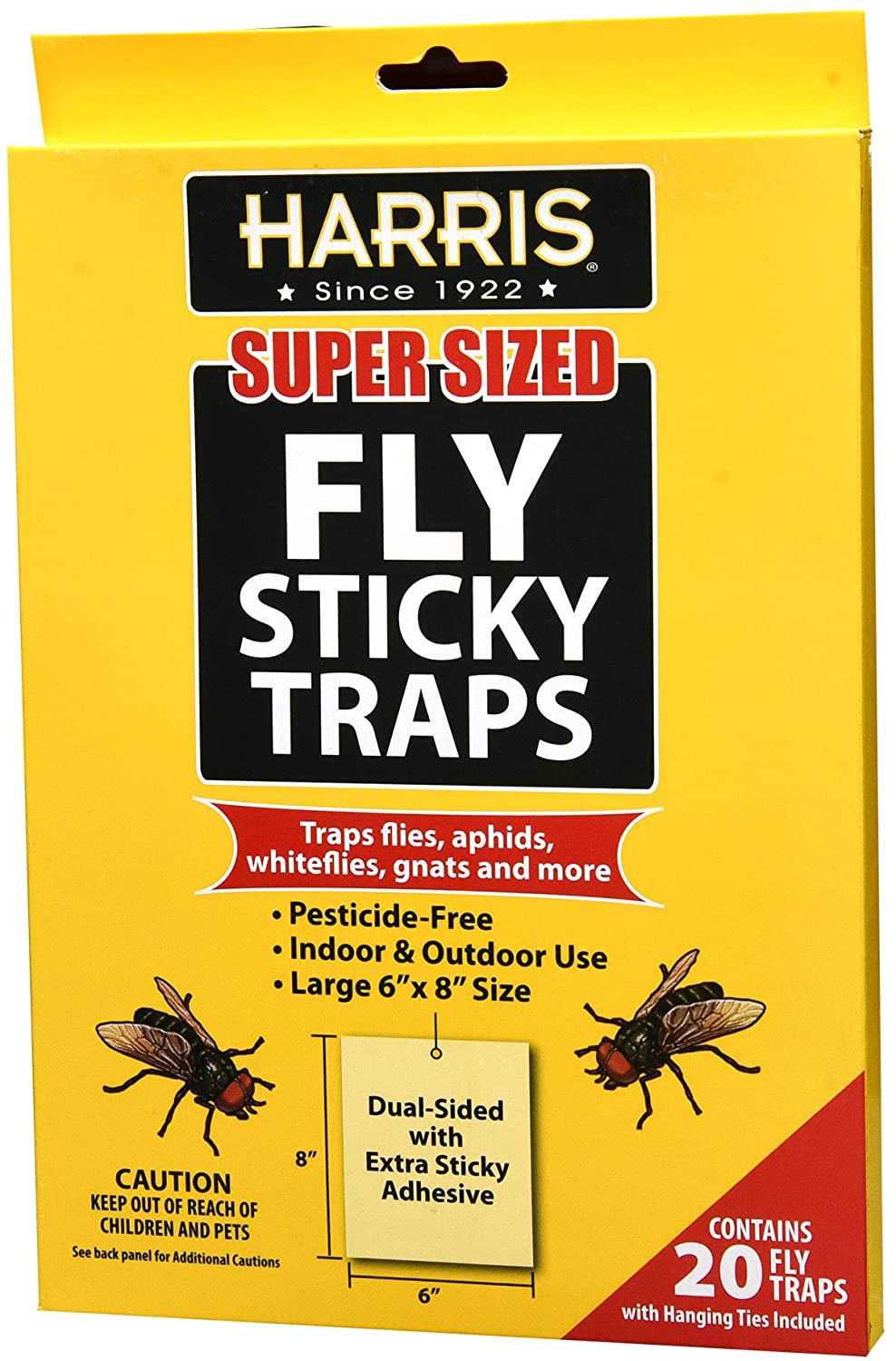 Sticky Fly Strip Fly Catcher, Easy Fly Trap Tape Fruit Fly Traps