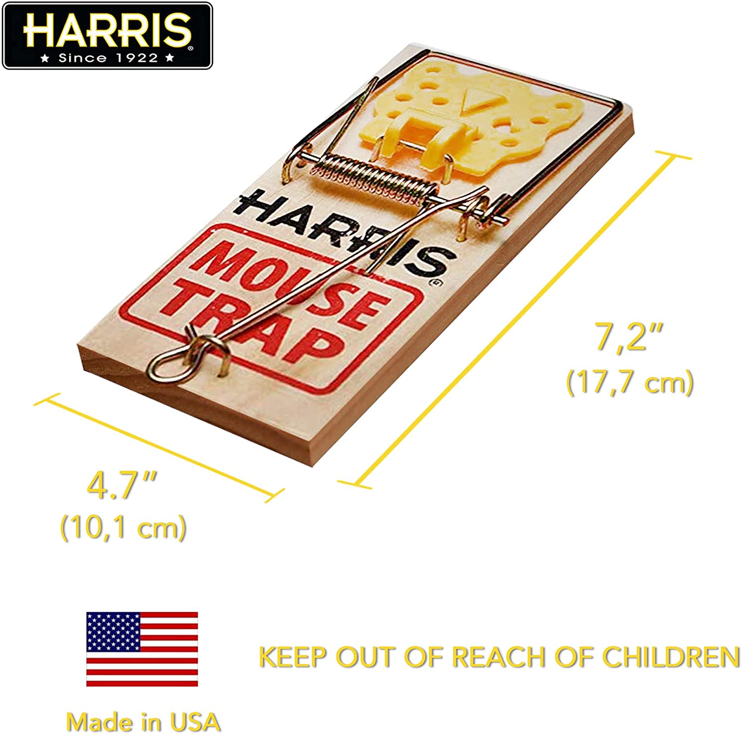 Harris Mouse Snap Trap (6-Pack) - PF Harris