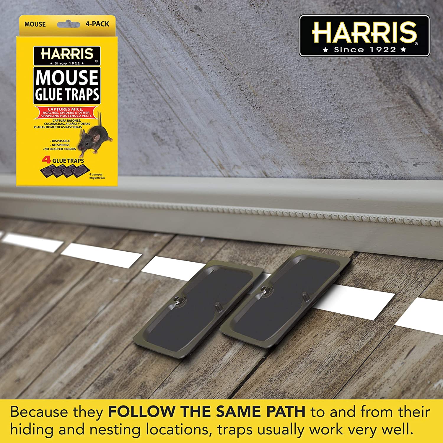 Harris Reusable Mouse Snap Traps (6-pack)