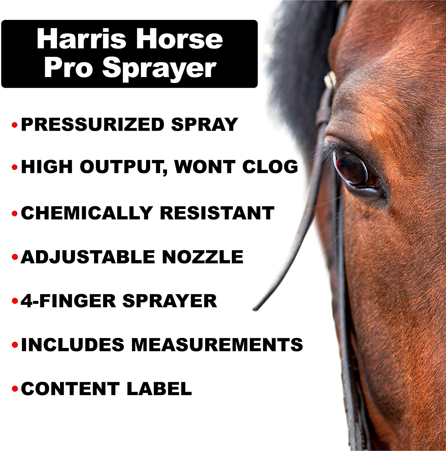 Harris 32 oz. Heavy-Duty Chemical Resistant Pro Spray Bottle (3
