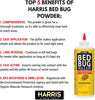 Harris Bed Bug Killer, Diatomaceous Earth Powder 1/2 LB, Fast Kill with Extended Residual Protection