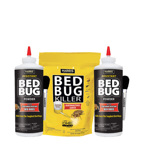 Bed Bug Killer Kit: Powder Pack for 3-4 Rooms