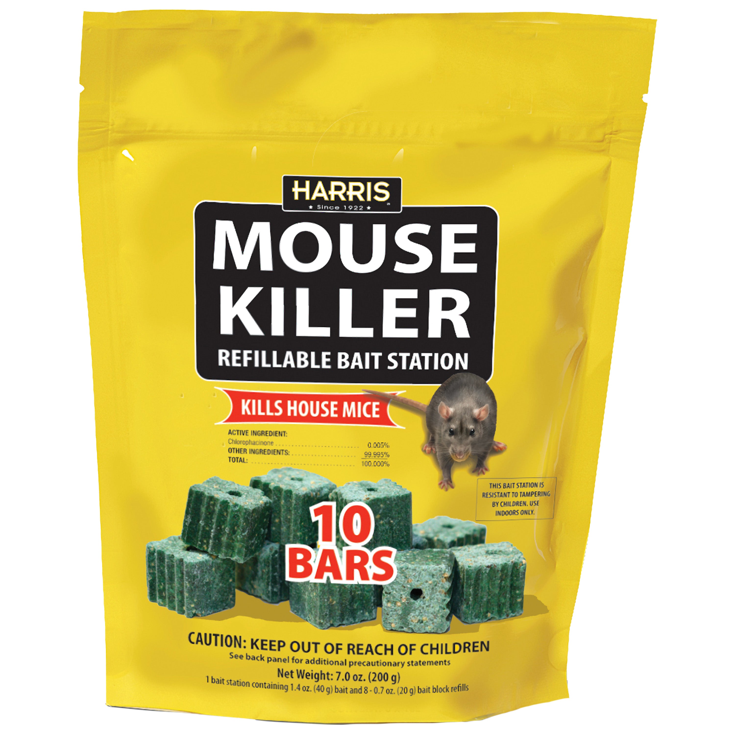 Harris Mouse Killer Refillable Bait Station (10 bars) - PF Harris